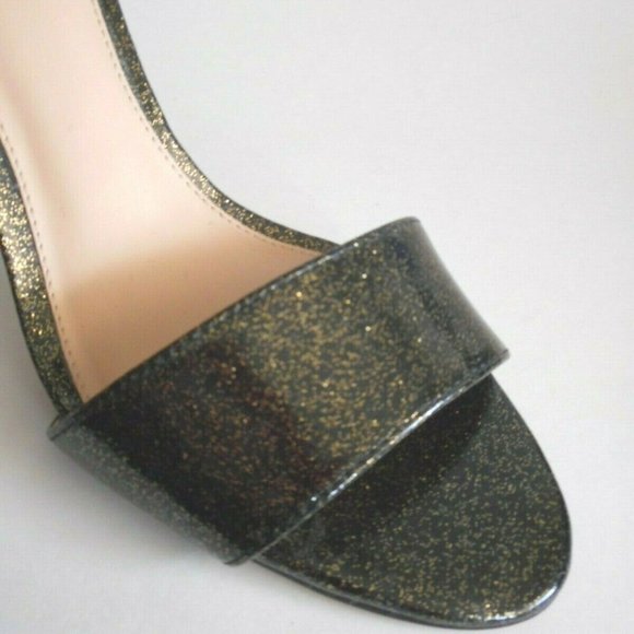 NEW VINCE CAMUTO Multi Glitter Greenish Gold Bronze Sandals - Picture 5 of 6